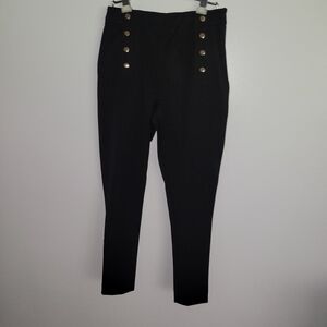 Ann Taylor Elegant Black High-Waisted Pants